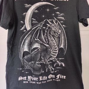 Men’s KILLSTAR Set Your Life On Fire T-Shirt Size L